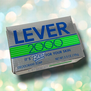 Vintage 1995 Original Lever 2000 Bar Soap Full Size Metallic TV Movie Prop